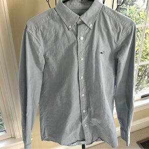 Vineyard Vines Blue Casual Button Down Shirt